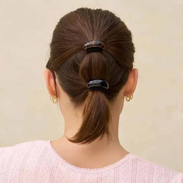 Black & Tort Cloud Cuffs - Small