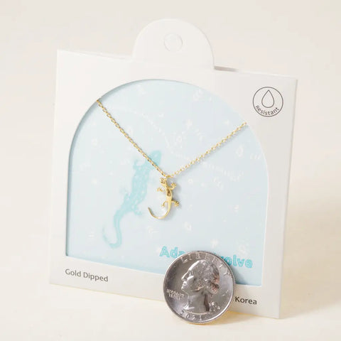 Gecko Glow, Necklace