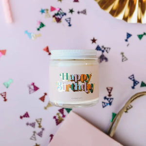 4oz - Happy Birthday Celebration Candles