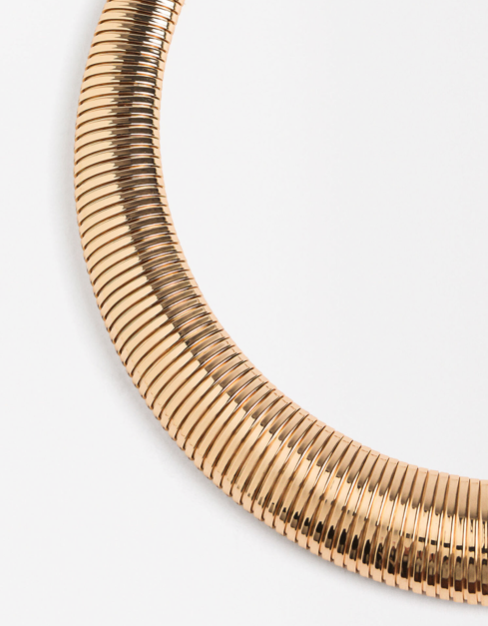 Omega Cobra MEGA- Collar necklace- Stainless Steel 