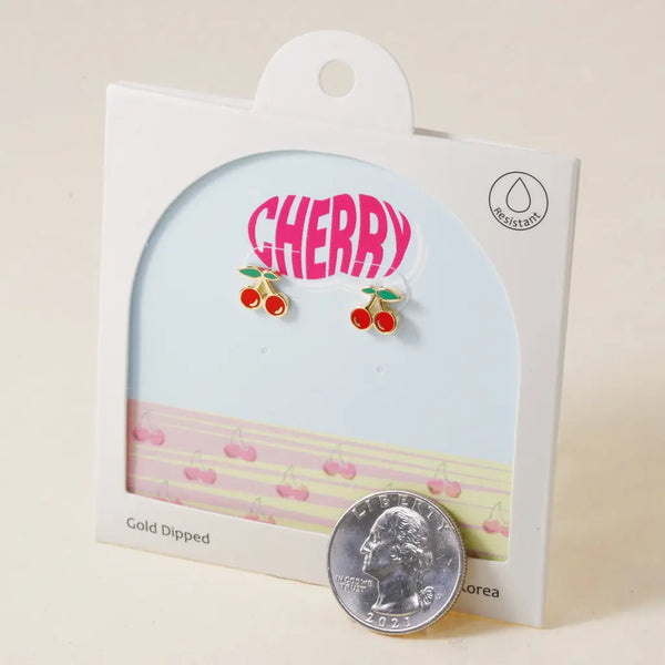 Cheery Cherry, Earrings