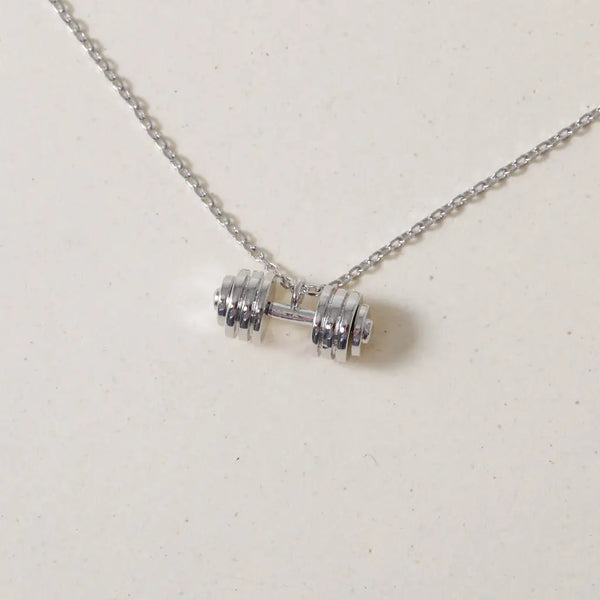 Silver 16 in N necklace
