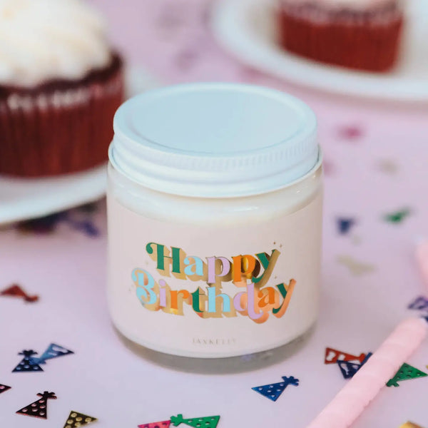 4oz - Happy Birthday Celebration Candles