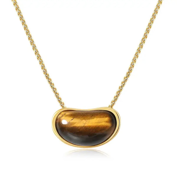 Angie Tiger Eye Pendant Necklace