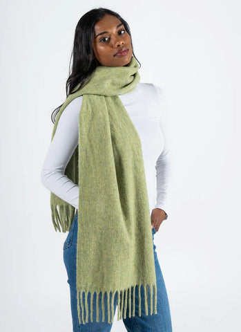 Wool Blend Scarf - Peppermint