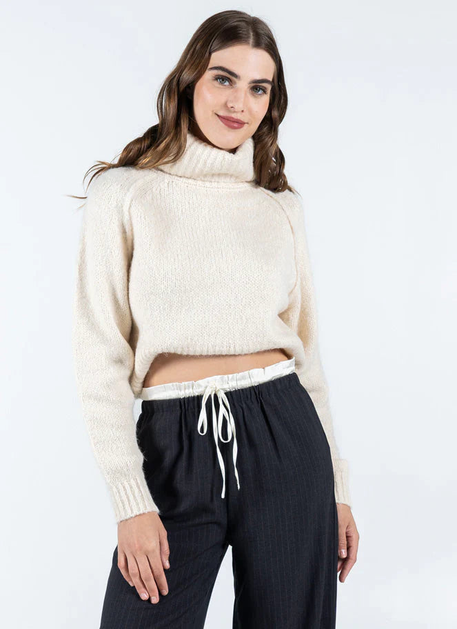 Cream Crop TN Sweater  Size S