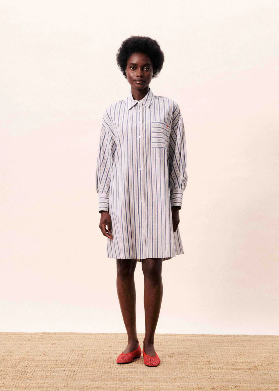 MOANA Dress Blue Denim