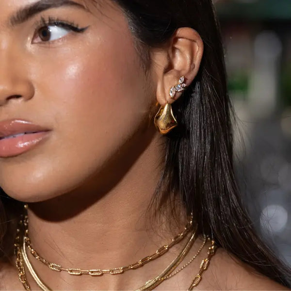 Constance Stud - Gold