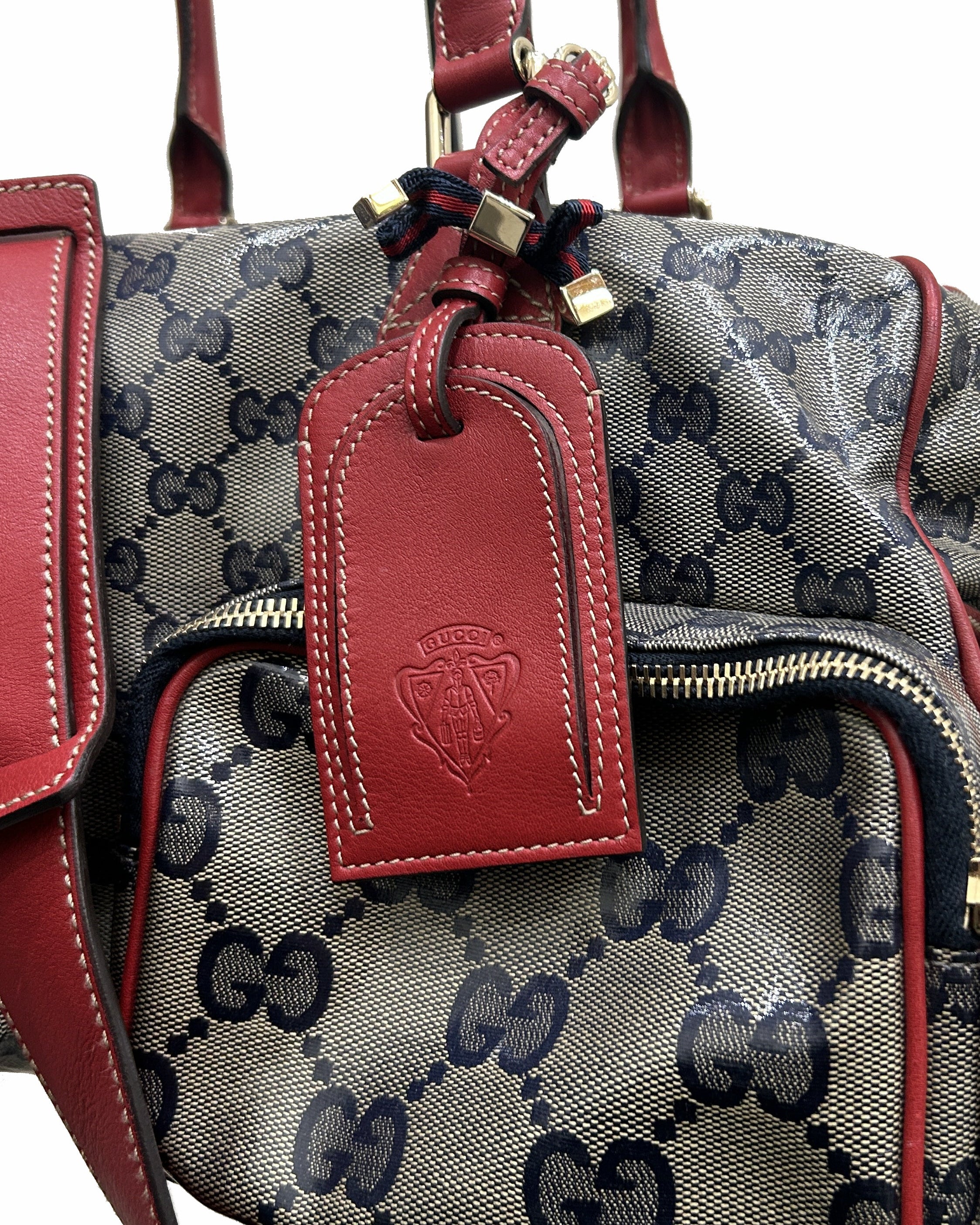 Gucci Crystal Coated Canvas Bag