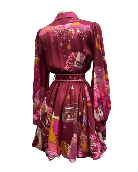 Zimmermann Size 2 FW 2021 Concert Bubble Shirt Dress