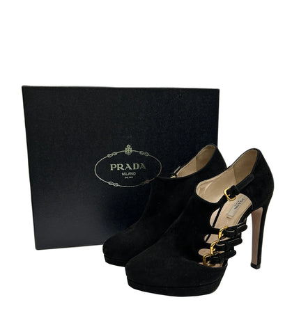 ADM W's JT winter Designer sz7 Prada blk ASIS heels Dw shoes