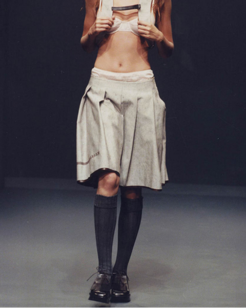 Prada Size 7 SS 1999 Split-Sole Runway Loafers