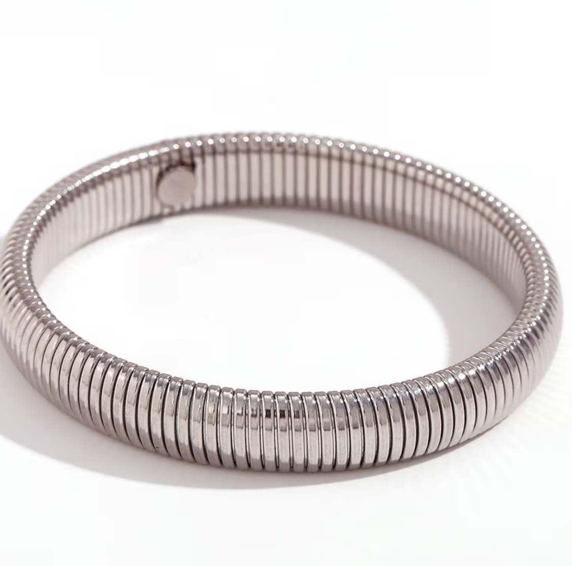  Cobra Stretch Bangle Bracelets-Stainless Steel Stretch