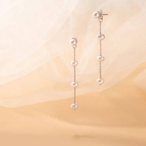 Freshwater Button Pearls Stud Earrings