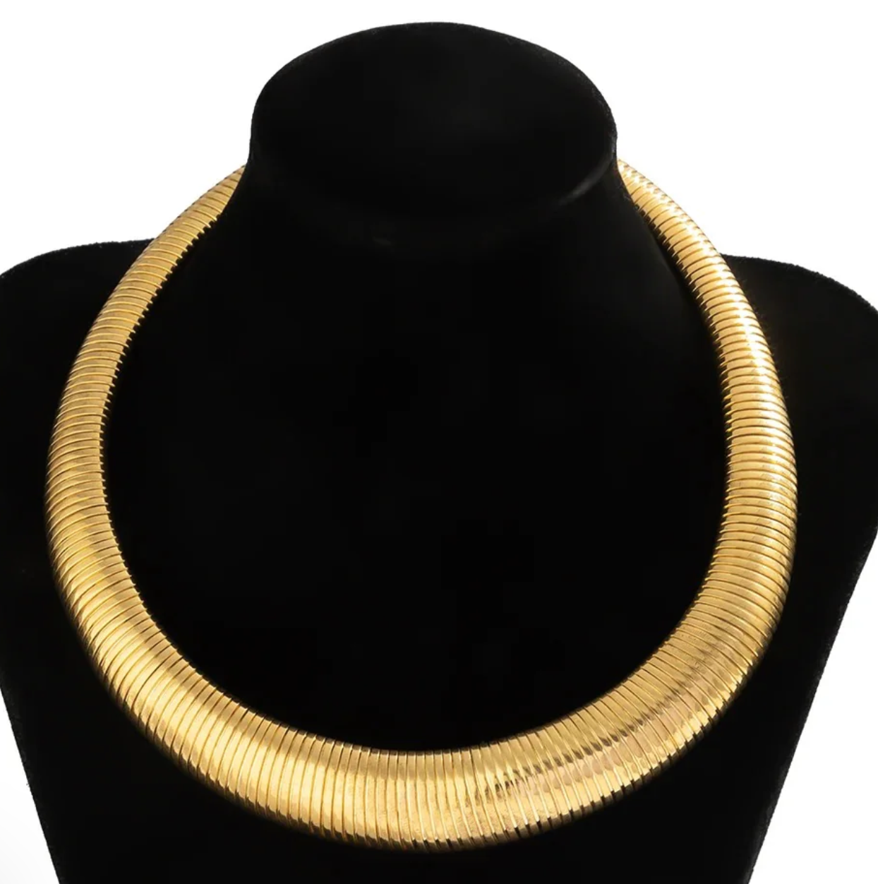 Omega Cobra MEGA- Collar necklace- Stainless Steel 