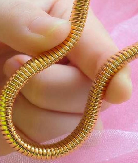  Cobra Stretch Bangle Bracelets-Stainless Steel Stretch