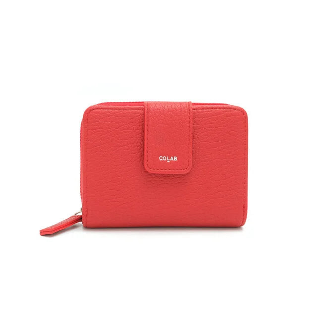 CoLab Lucy Small Wallet in Cherry Red