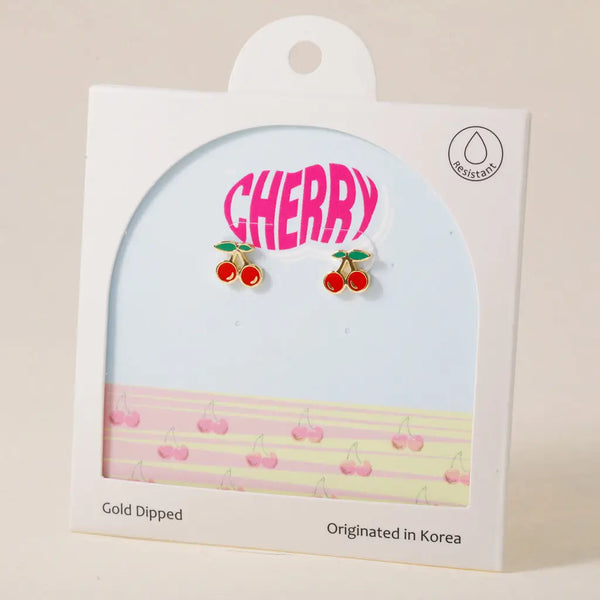 Cheery Cherry, Earrings