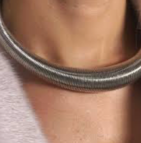 Omega Cobra MEGA- Collar necklace- Stainless Steel 