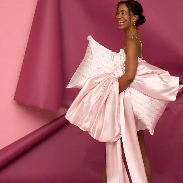 Satin Pillowcase Standard - Cherry Print