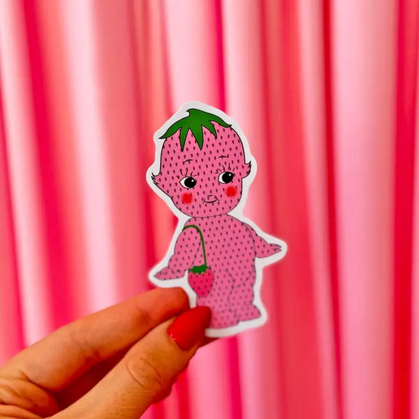 Strawberry Kewpie Sticker