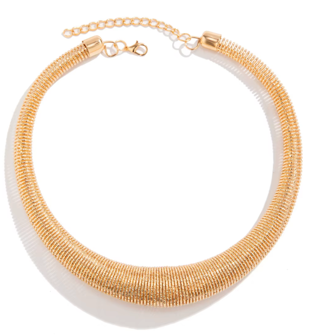 Omega Cobra MEGA- Collar necklace- Stainless Steel 