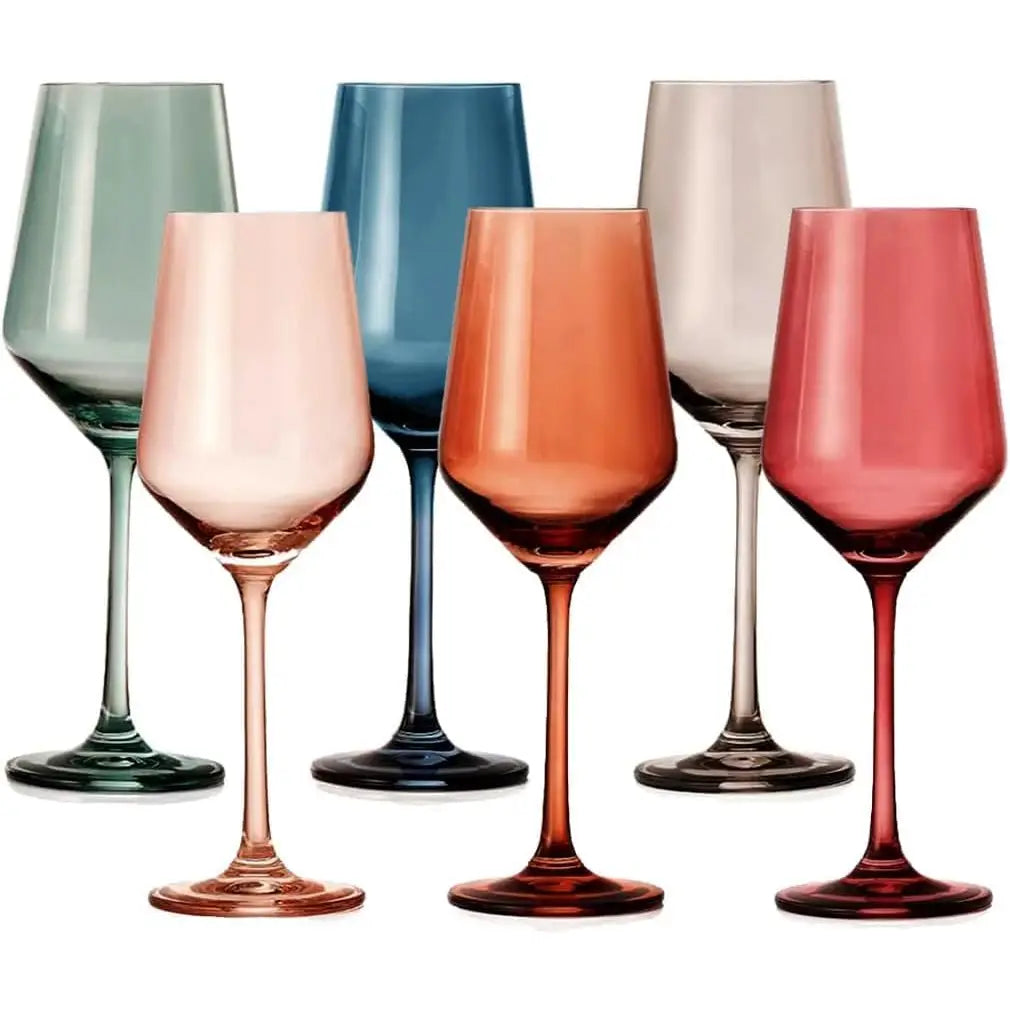 Pastel Acrylic Wine Glasses