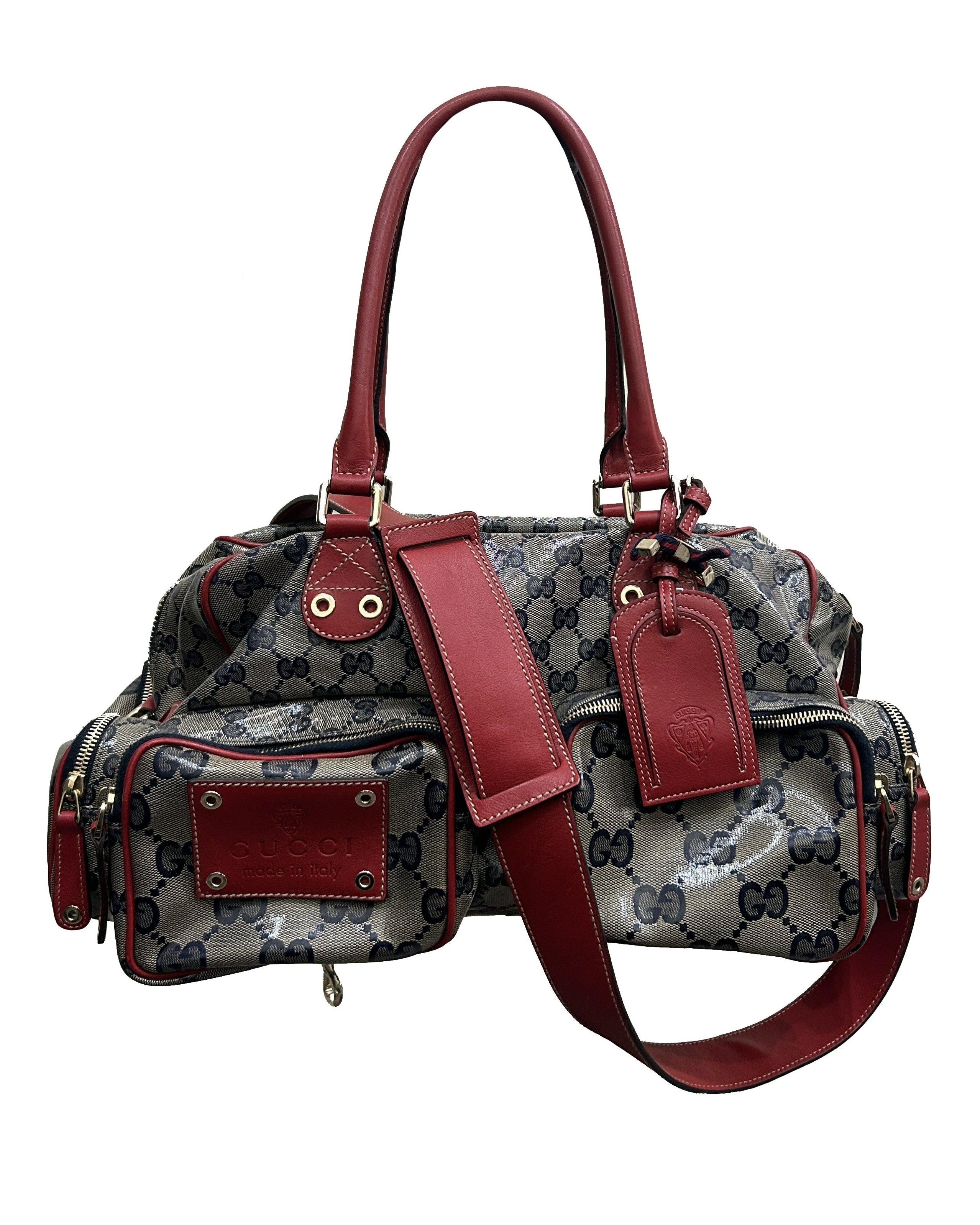 Gucci Crystal Coated Canvas Bag