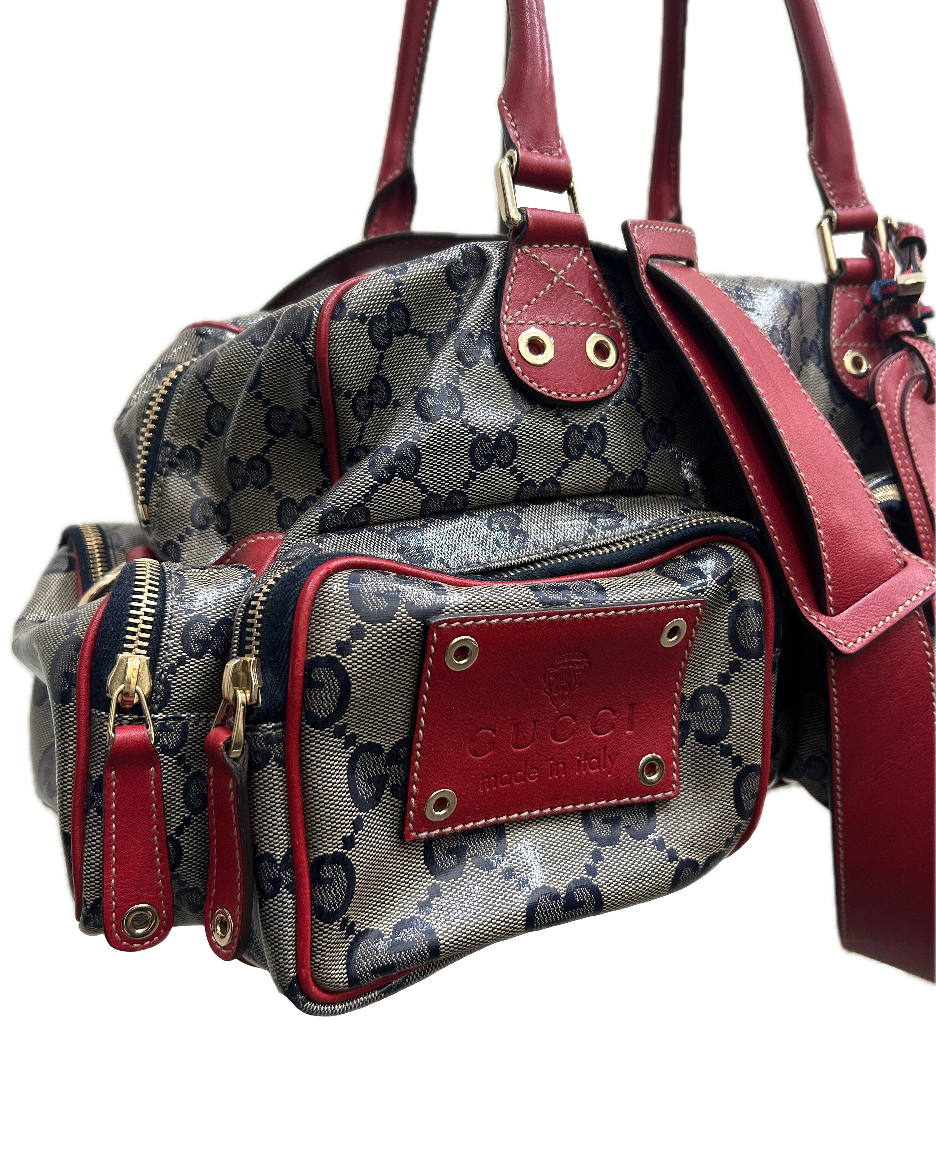 Gucci Crystal Coated Canvas Bag