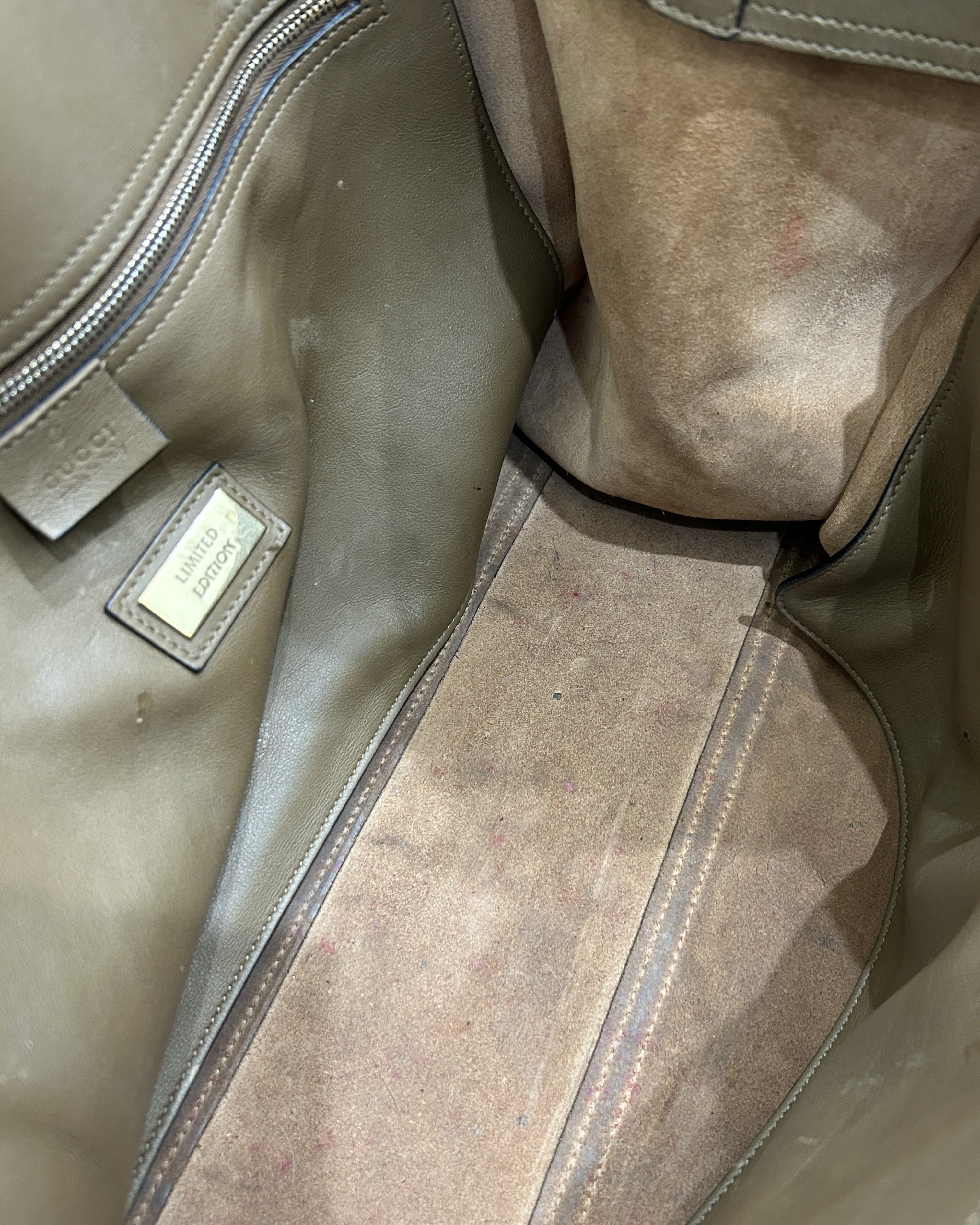 Gucci Soft Jackie Large Python Tote Bag Limited Edition