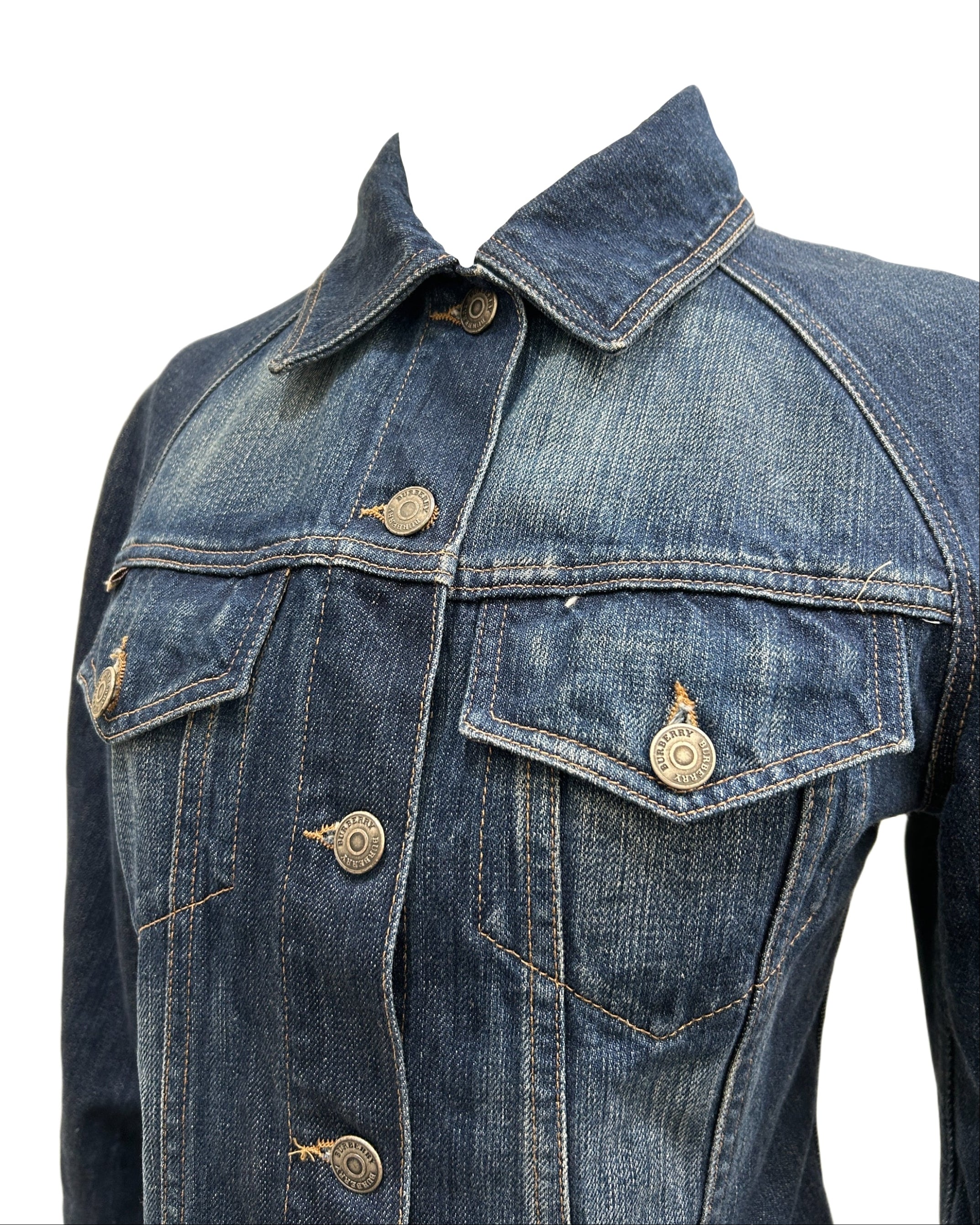 Burberry Size 4 Denim Jacket
