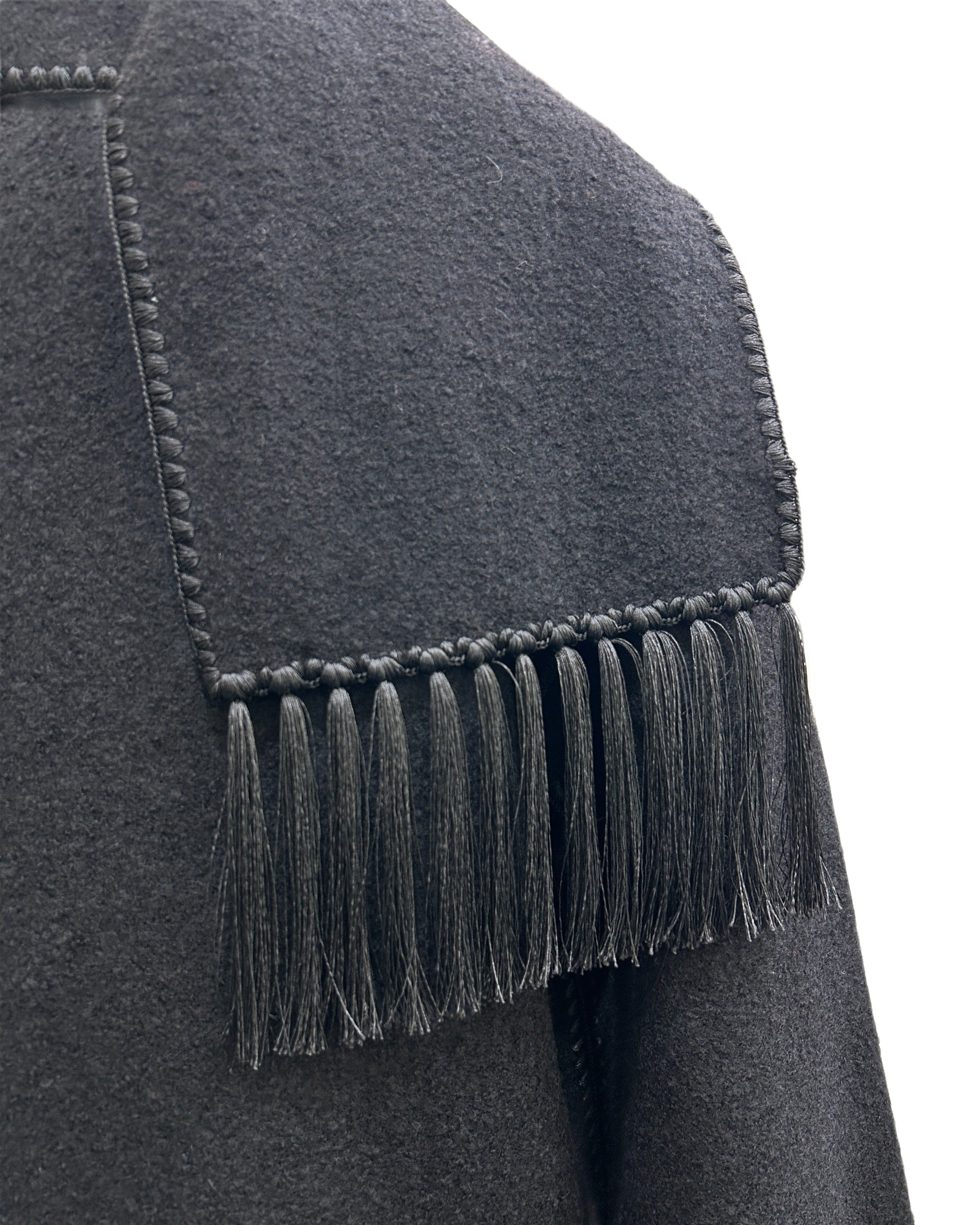 Toteme Size 30 Embroidered Scarf Jacket