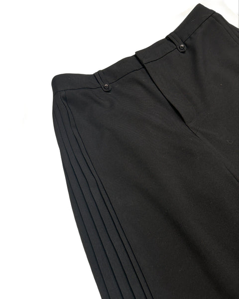 Commense Size 32" Wide-Leg Pleated Trousers