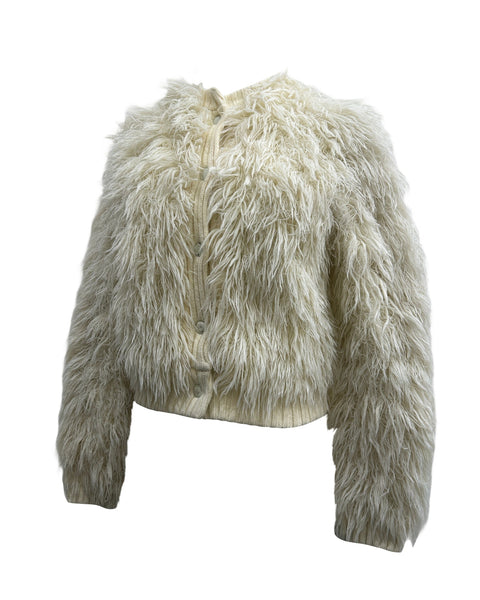 Crissa Cotique Vintage Shaggy Knit Jacket