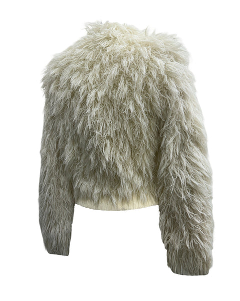 Crissa Cotique Vintage Shaggy Knit Jacket