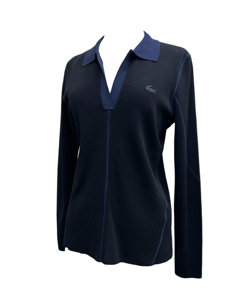 Lacoste Size 42 Long Sleeve Polo Top