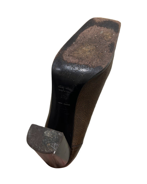 Miu Miu Size 7 Vintage Lace-Up Heels