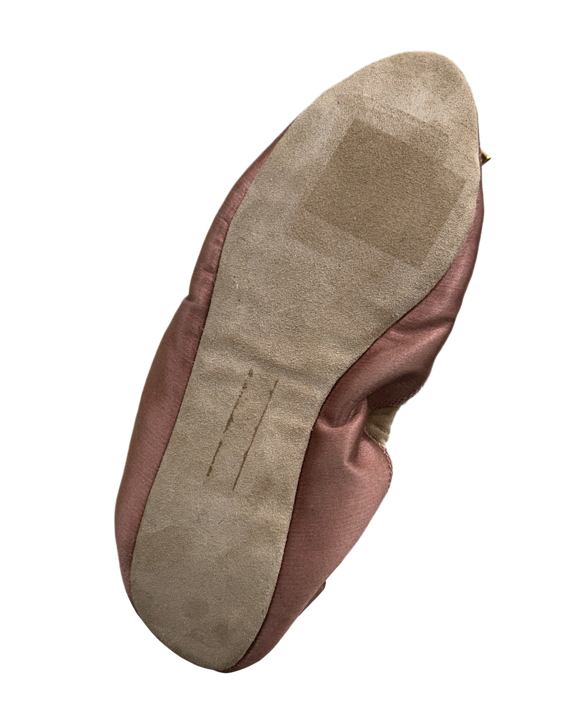 Burberry Size 6.5 Silk Ballet Slippers