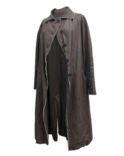 Hannoh Wessel Size 38 Coated Linen Coat