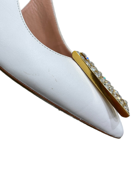 Moschino Size 8.5 Slingback Heels