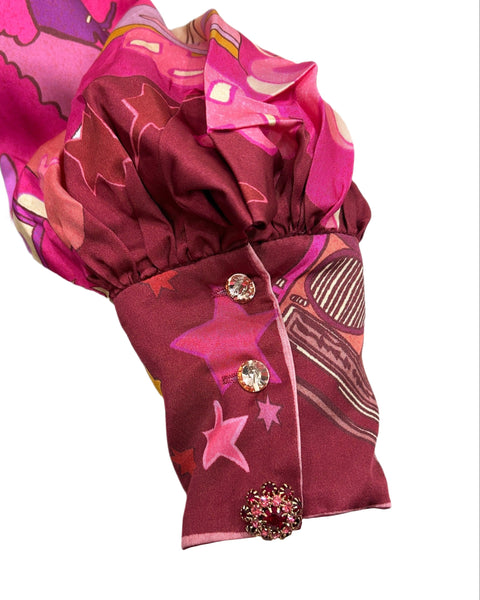 Zimmermann Size 2 FW 2021 Concert Bubble Shirt Dress