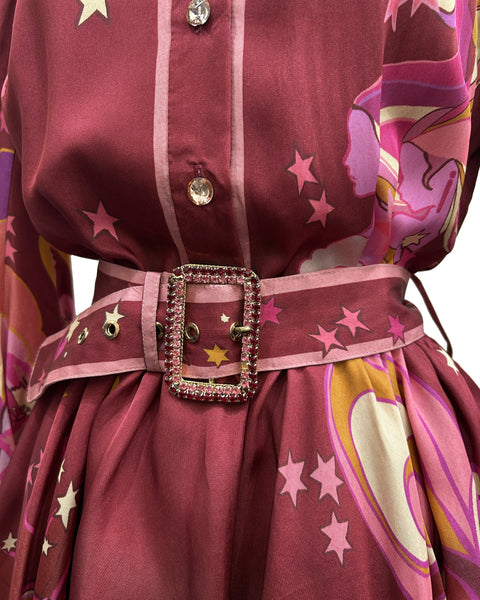 Zimmermann Size 2 FW 2021 Concert Bubble Shirt Dress