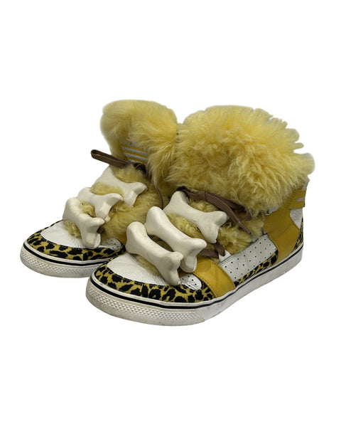 Jeremy Scott x Adidas Size 10.5 Bones Fur Shoes