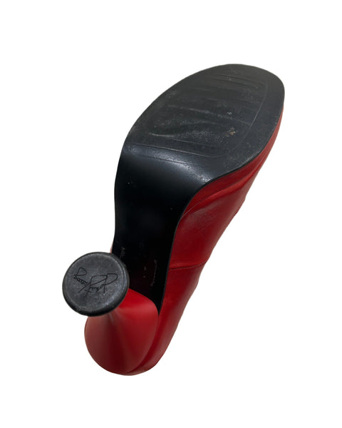 John Fluevog Size 6 Flared Heel Mary Janes