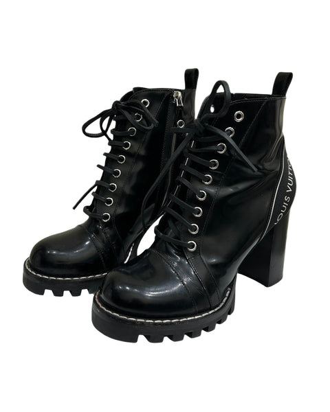 Louis Vuitton Size 7.5 Logo Star Trail Ankle Boots