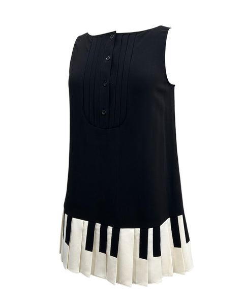 Moschino Cheap and Chic Size 6 Piano Key Tunic Dress