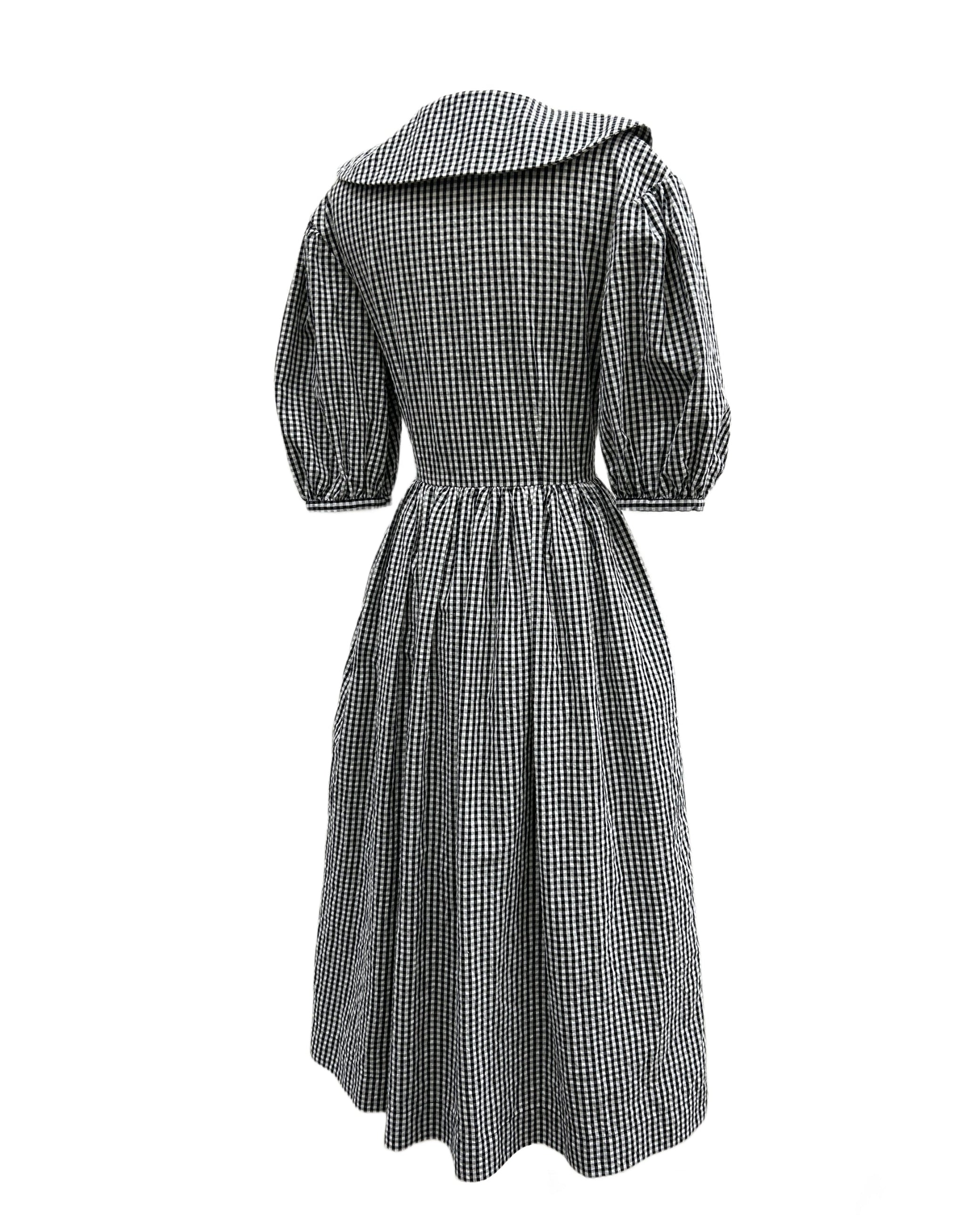 Shrimps Size 10 Gingham Midi Dress