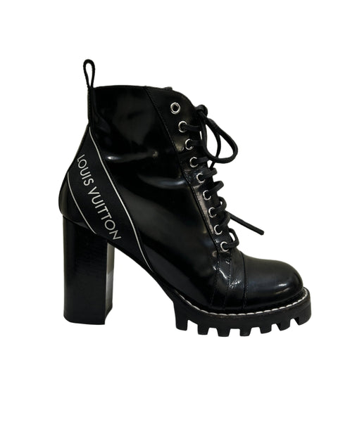 Louis Vuitton Size 7.5 Logo Star Trail Ankle Boots