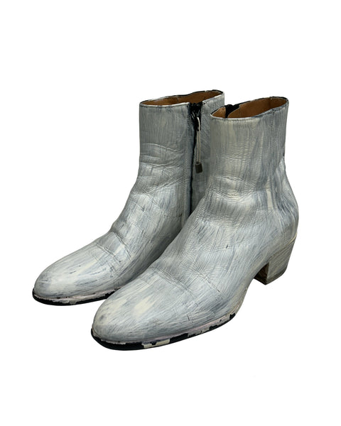 Maison Margiela Replica Size 37 Tuxedo Cuban Heel Boots