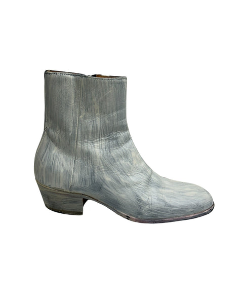 Maison Margiela Replica Size 37 Tuxedo Cuban Heel Boots